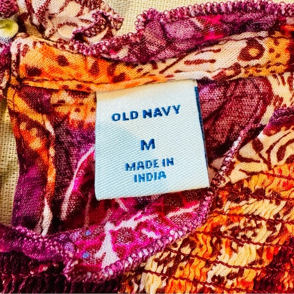 Old Navy | Floral Peasant Blouse – Size M - Picture 14 of 14